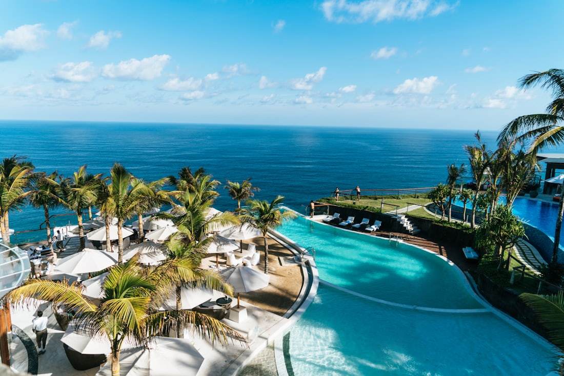 Infinity pool over the ocean (representative)